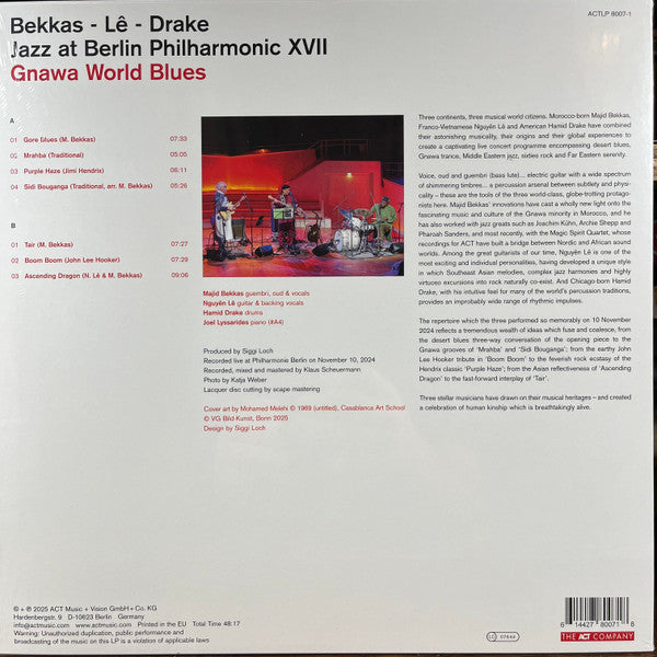 Jazz At Berling Philharmonic XVII : Gnawa World Blues (VINYL) | Mint (M) Mint (M)