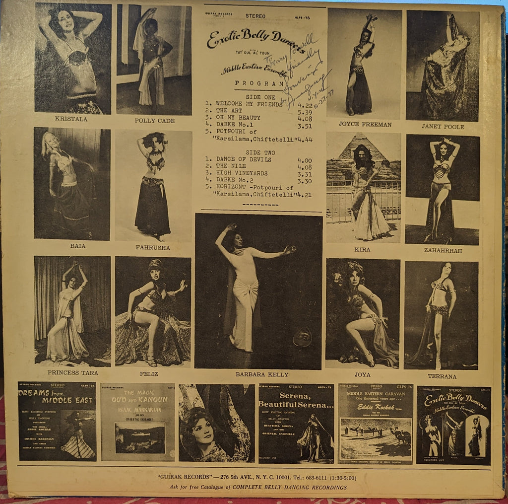 Exotic Belly Dancers *SIGNED* - Volume 2 | Excellent (EX) Very Good Plus (VG+)