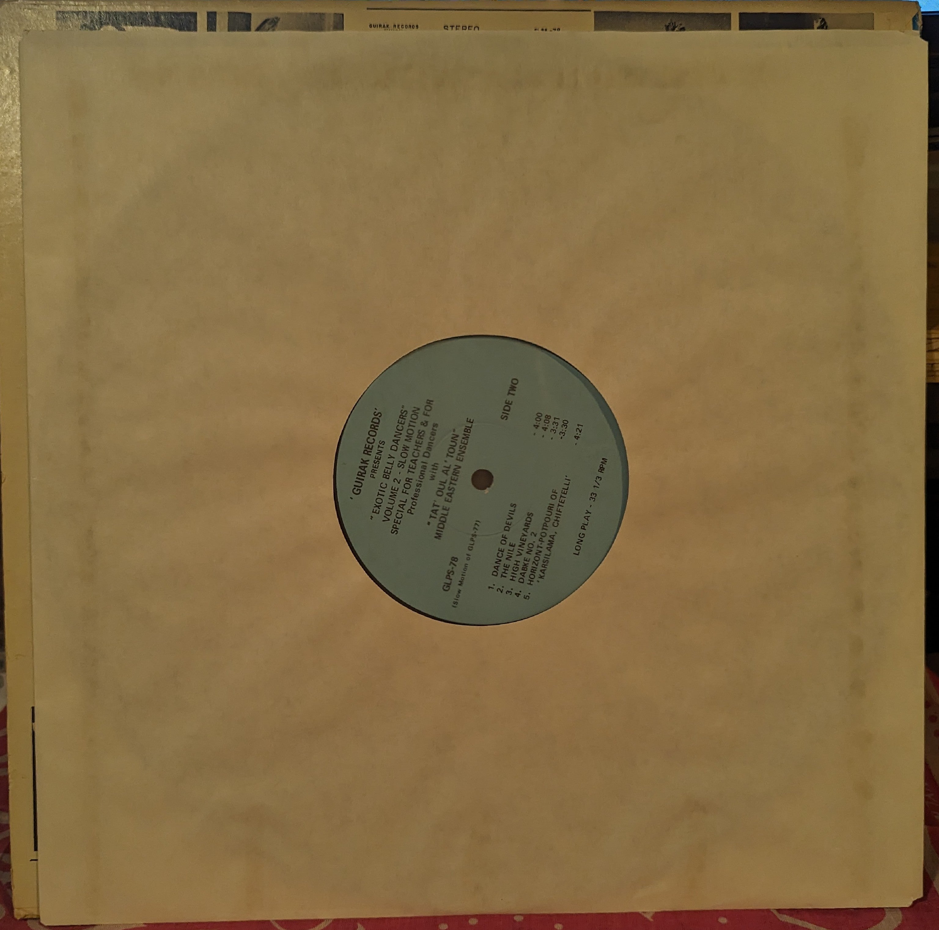 Exotic Belly Dancers *SIGNED* - Volume 2 | Excellent (EX) Very Good Plus (VG+)