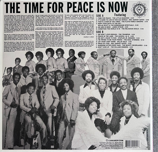 The Time For Peace Is Now (Gospel Music About Us) (CD) | Mint (M) Mint (M)