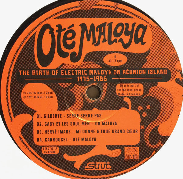 Oté Maloya (The Birth Of Electric Maloya On Reunion Island 1975-1986) | Mint (M) Mint (M)