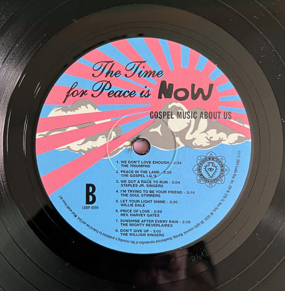 The Time For Peace Is Now (Gospel Music About Us) (CD) | Mint (M) Mint (M)