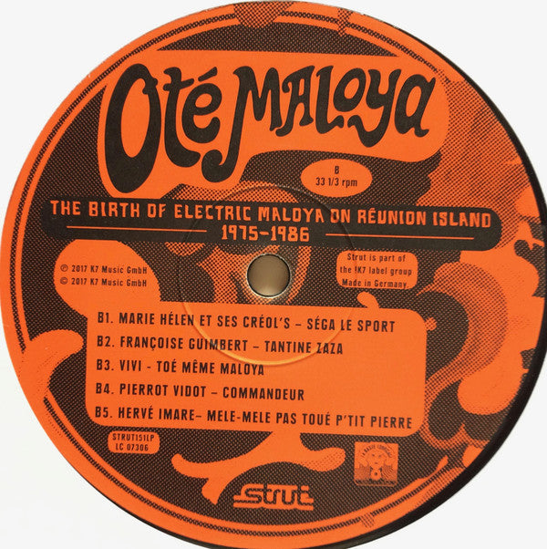 Oté Maloya (The Birth Of Electric Maloya On Reunion Island 1975-1986) | Mint (M) Mint (M)