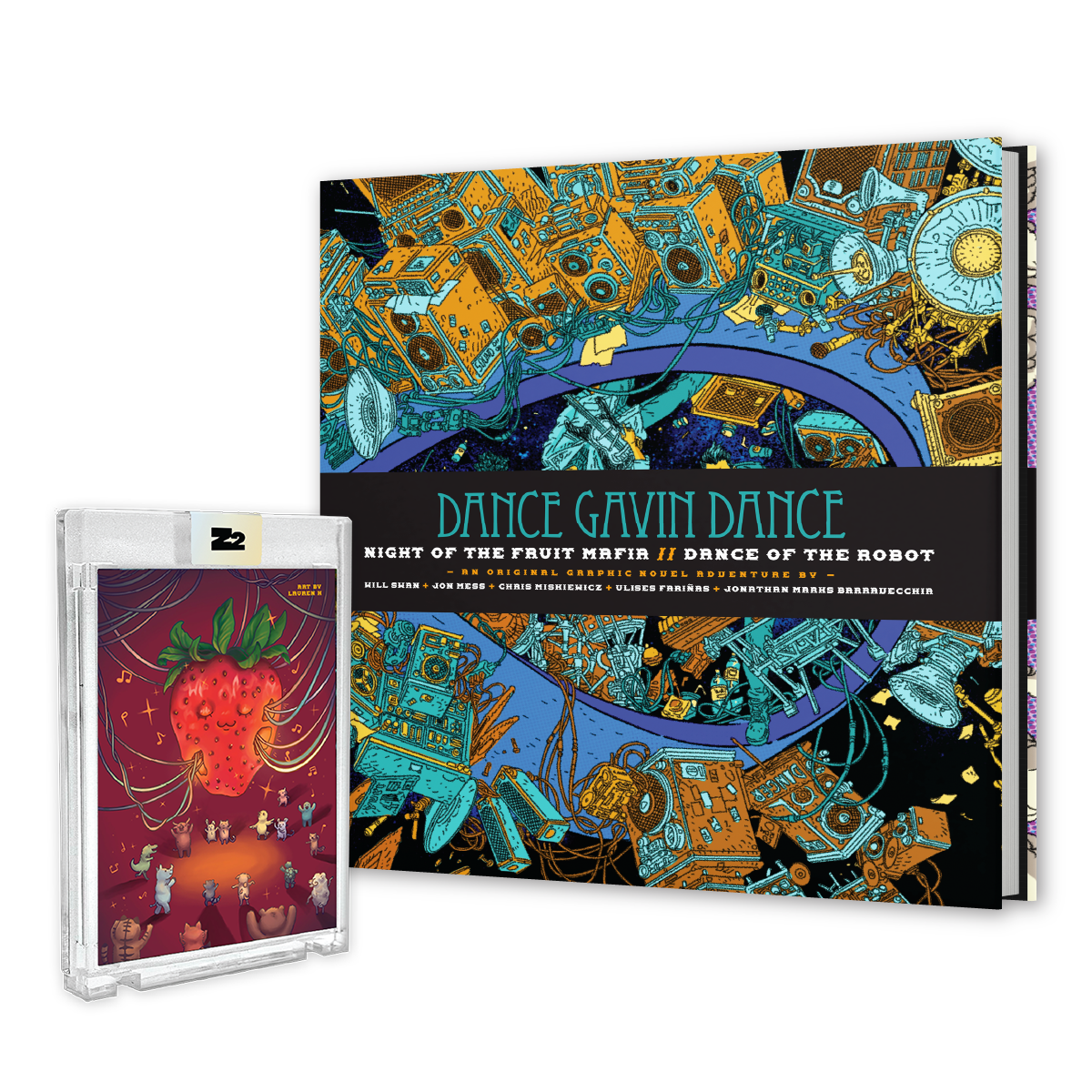 Dance Gavin Dance: Night of the Fruit Mafia // Dance of the Robot – Graphic Novel + Collector's Card (Standard Edition)