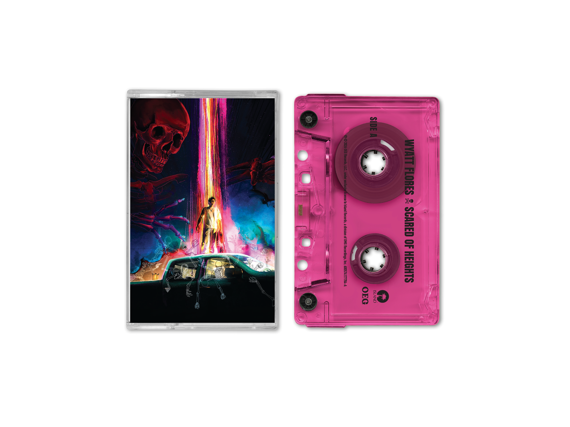 Wyatt Flores - Scared Of Heights [Pink Cassette] Cassette Tape