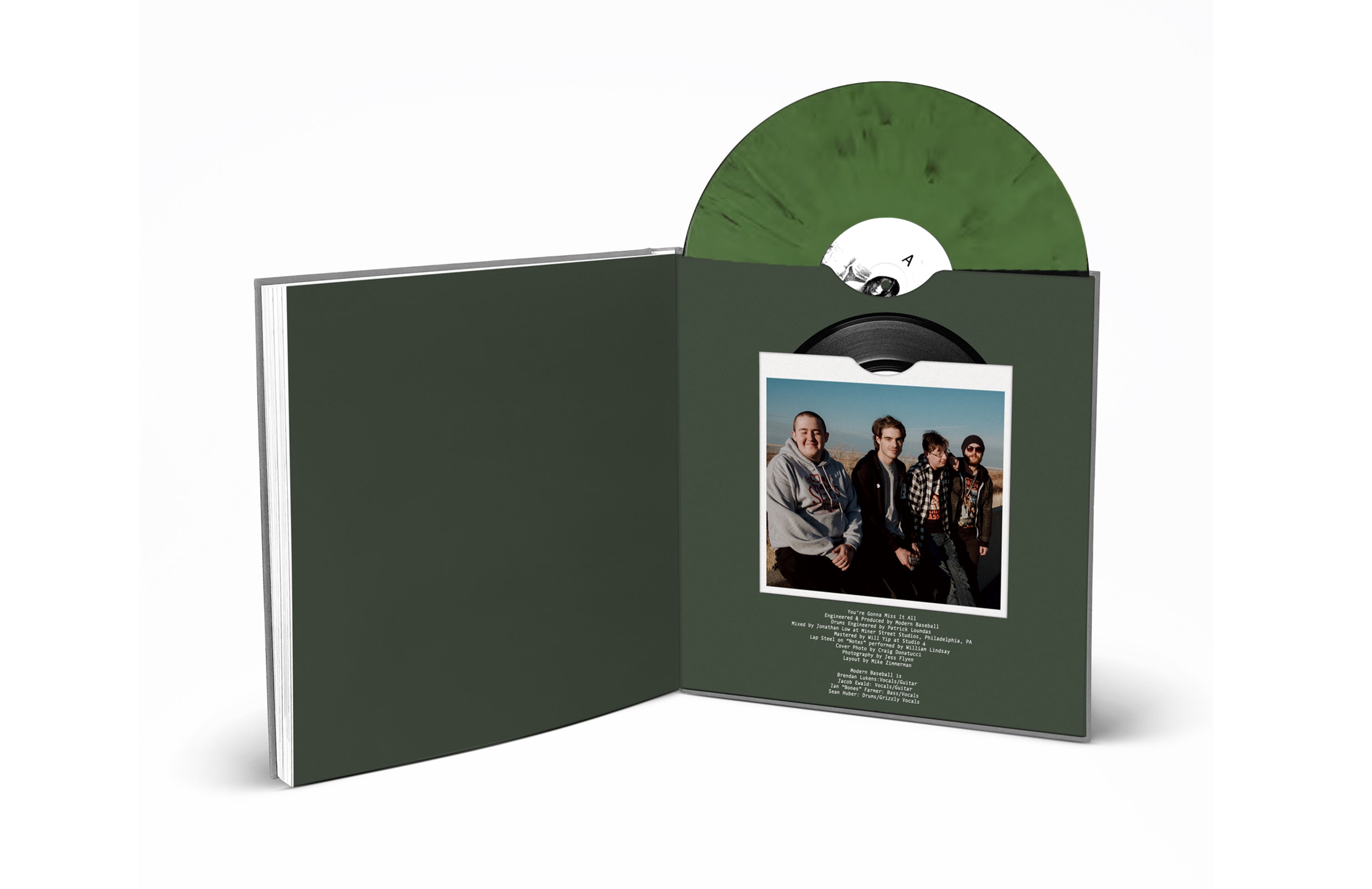 Modern Baseball - You're Gonna Miss It All (Dlx Anniversary LP+7" - Jade Green Swirl)  Vinyl Record