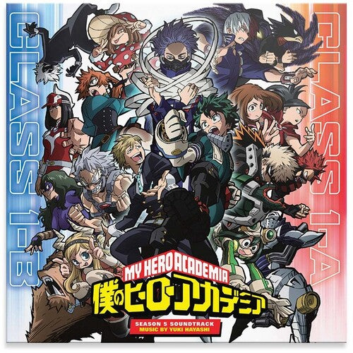 Yuki Hayashi - My Hero Academia: Season 5 (Original Series Soundtrack) (Colored Vinyl, Blue, Red, 150 Gram Vinyl) (2 Lp's) [Vinyl] Vinyl Record