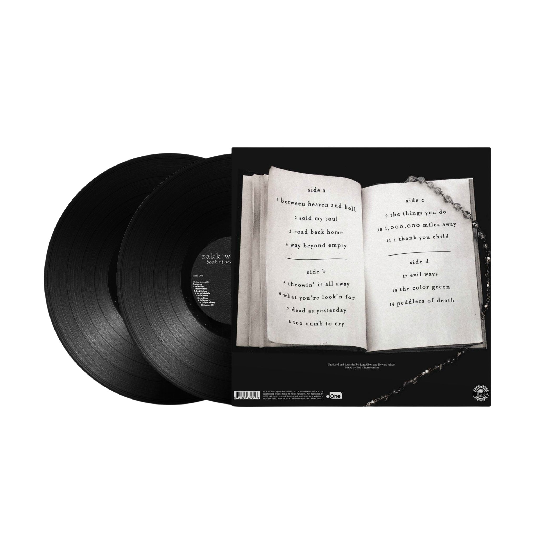 Zakk Wylde - Book of Shadows Black Vinyl Record