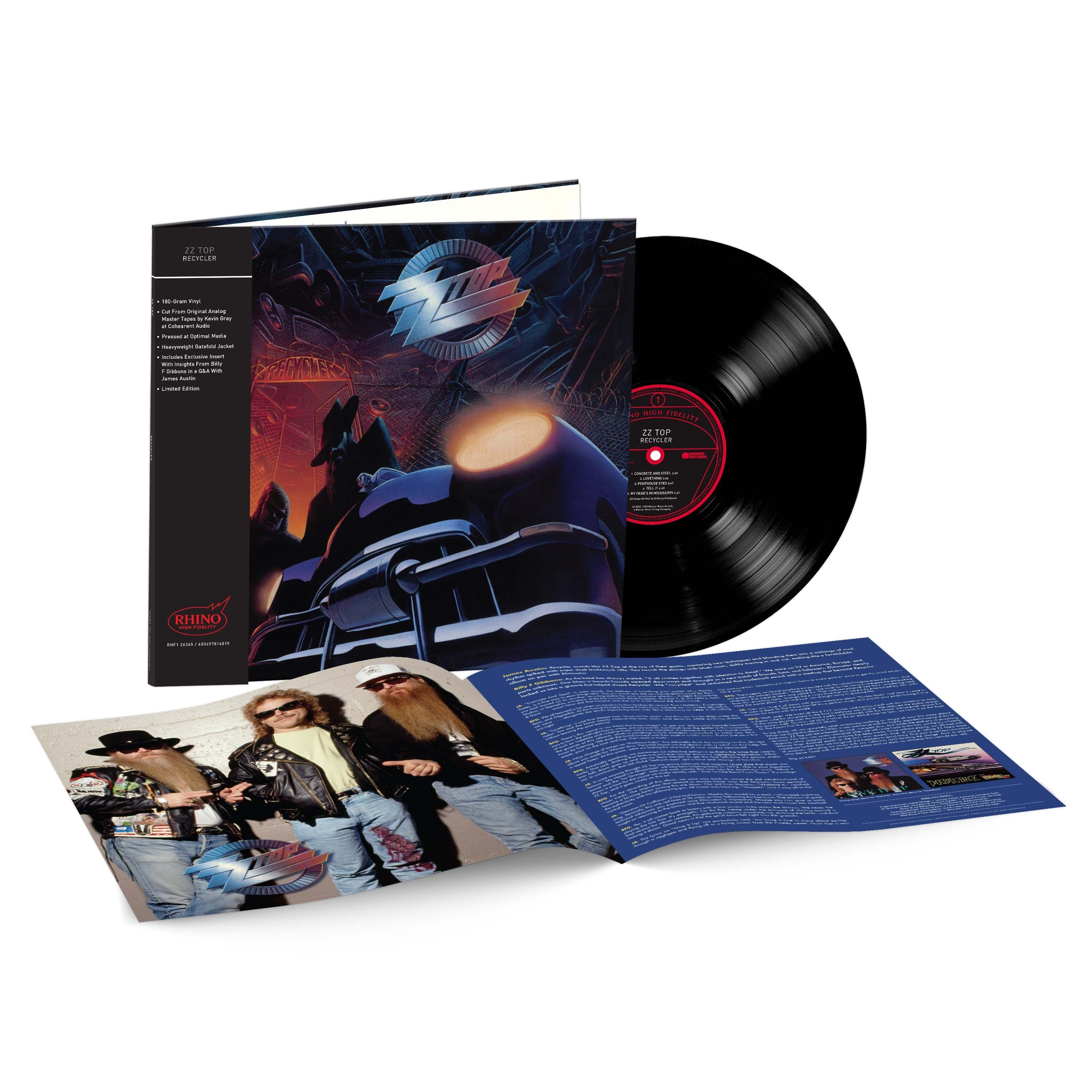 ZZ Top - Recycler [Rhino Hi-Fi][KTBR25] (VINYL) | Mint (M) Mint (M)