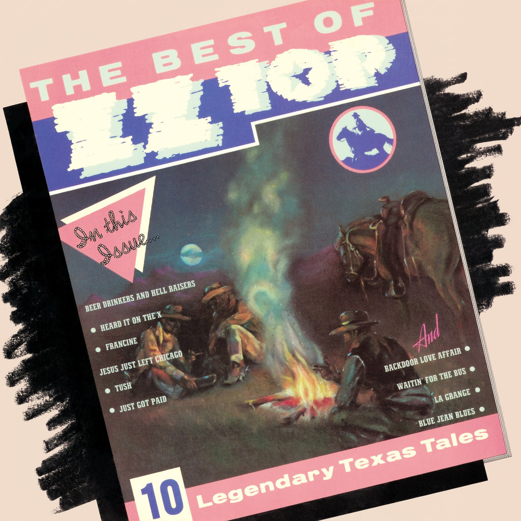 ZZ Top The Best of ZZ Top (ROCKTOBER) (Translucent Blue Vinyl) Vinyl Record