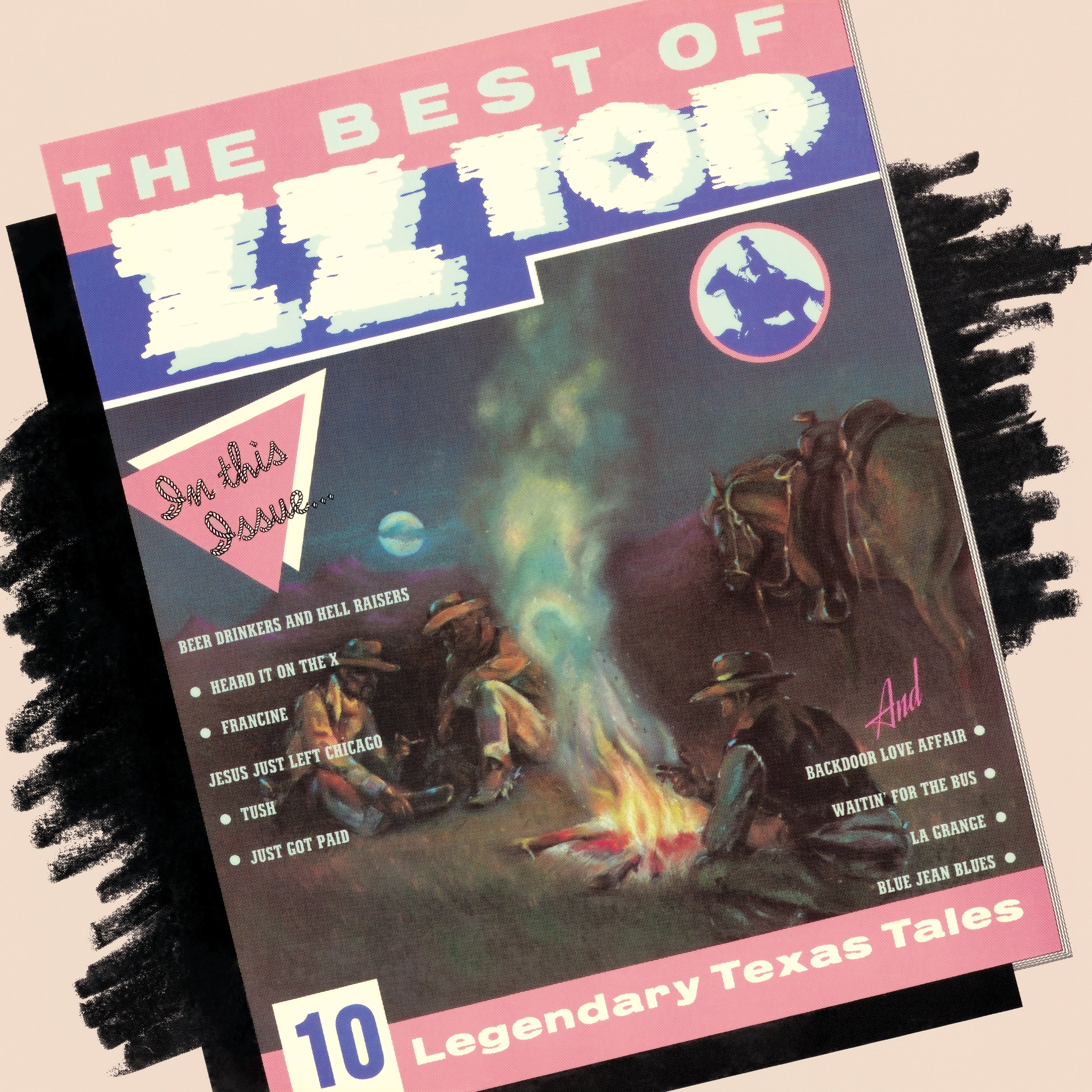 ZZ Top The Best of ZZ Top (ROCKTOBER) (Translucent Blue Vinyl) Vinyl Record